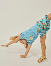 Zippy Cotton Shorts For Girls Parrots